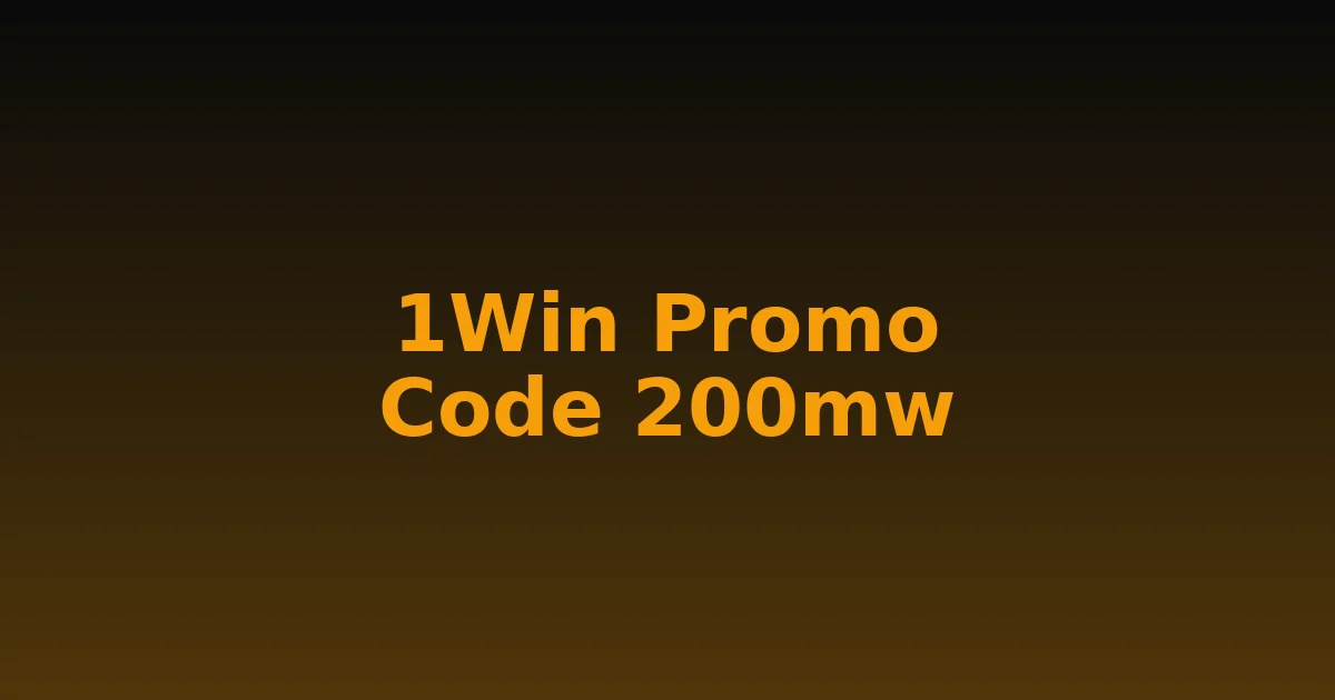 1Win Malawi Promo Code 2026: Get 500% Bonus with 200mw